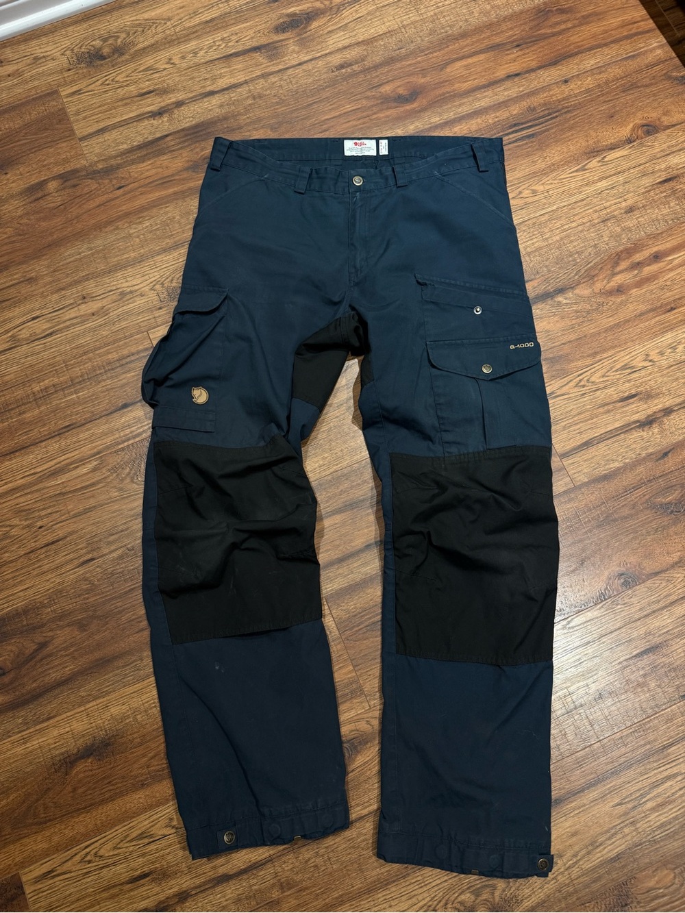 Fjallraven Vidda Pro Trousers G-1000 Hiking Trekking Trail Double Knee Pants